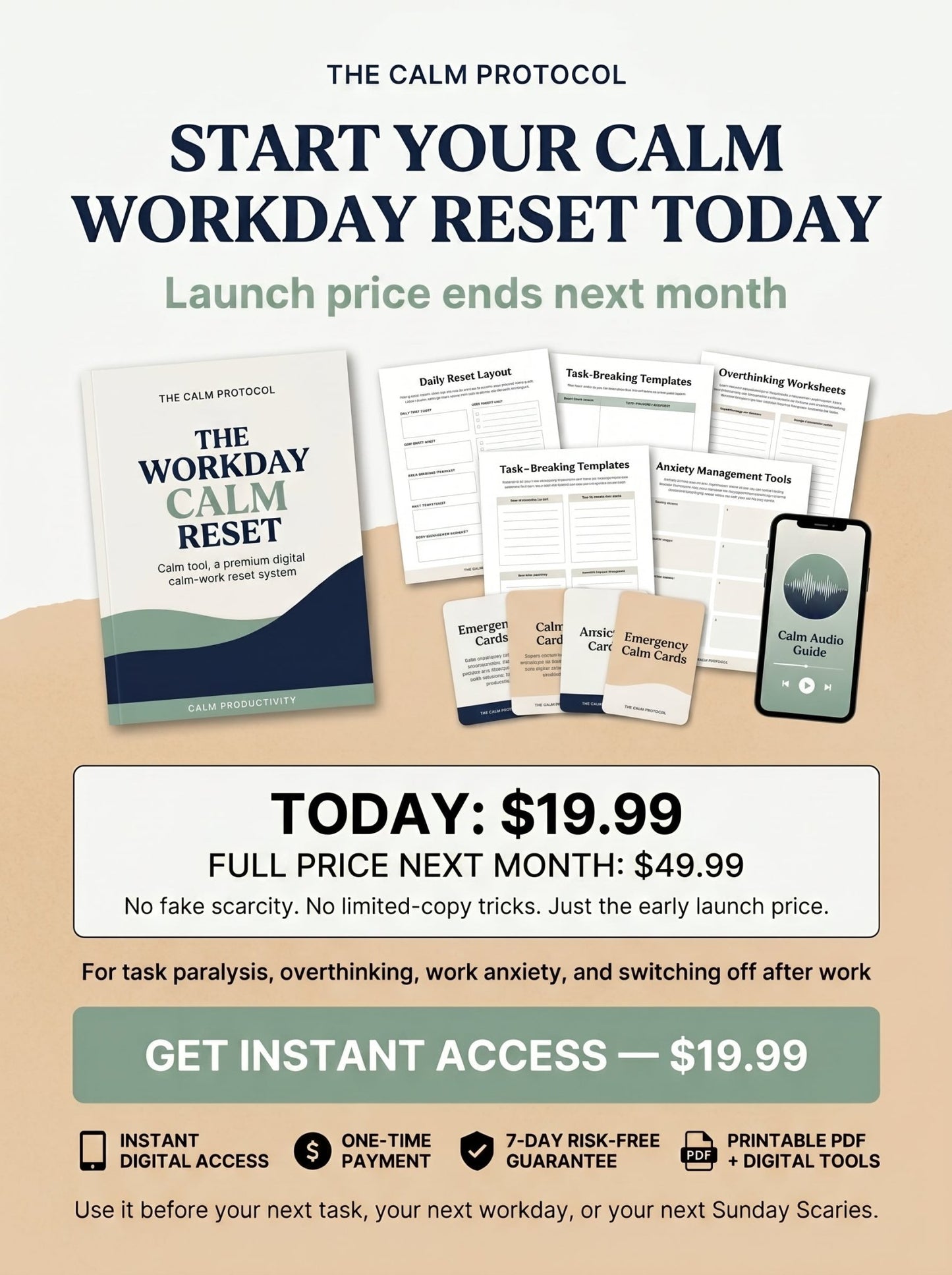 The Workday Calm Reset - The Calm Protocol